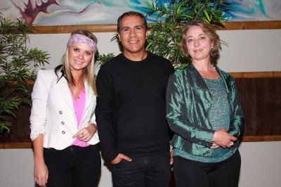 A arquiteta Leticia Bowoniuk, o designer de interiores Claudiney Simião e a decoradora Lenira Condessa
