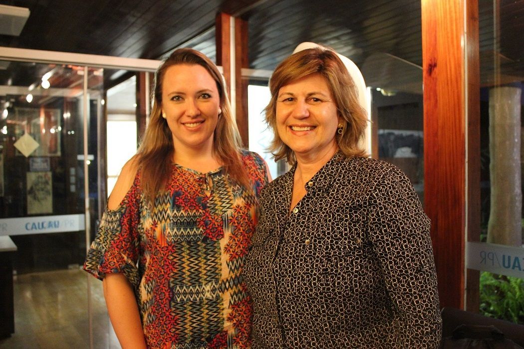As arquitetas Gisela Ribeiro e Denise Pereira Bazzo.
