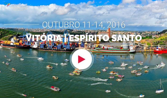 Mais informações sobre o congresso: www.congressoprocuradores.com.br/2016/ (Divulgação)