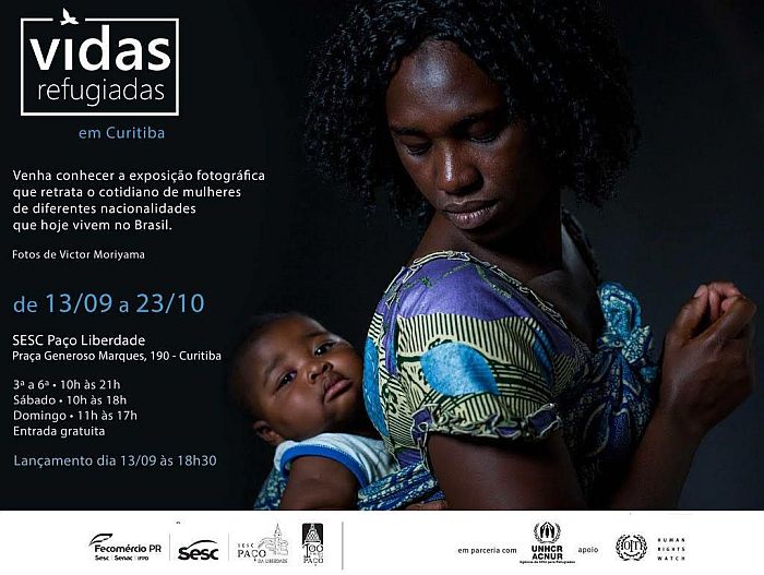 Exposi&ccedil;&atilde;o de fotos de mulheres refugiadas (Divulga&ccedil;&atilde;o)