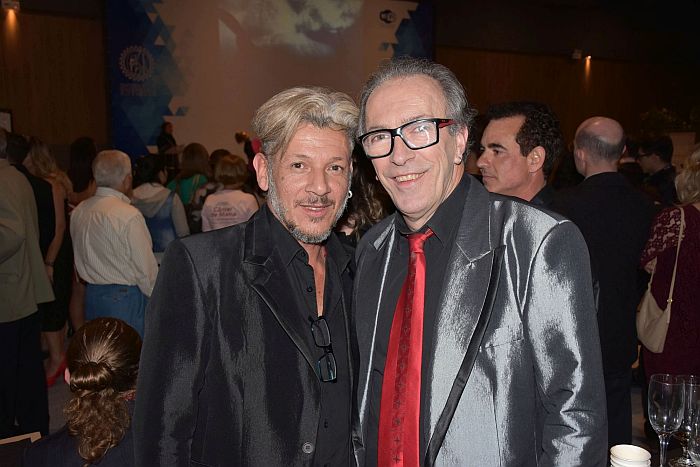 Curador Marcelo Baz e Angelo Hasse (Bebel Ritzmann)