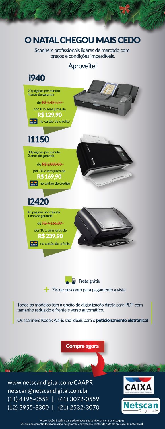 Promoções são válidas até o dia 31 de dezembro ou enquanto durarem os estoques