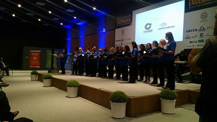 Apresenta&ccedil;&atilde;o na abertura da 22&ordf; Semana da Engenharia do IEP, em dezembro de 2016  (Divulga&ccedil;&atilde;o)