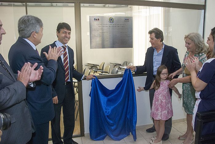 Artur Piancastelli participou da cerim&ocirc;nia de inaugura&ccedil;&atilde;o de pequeno audit&oacute;rio na Subse&ccedil;&atilde;o