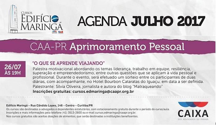 “O que se aprende viajando” será o tema da palestra da jornalista Silvia Oliveira