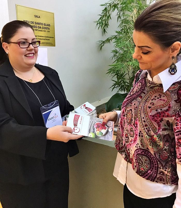 Campanha foi divulgada junto &agrave; comunidade m&eacute;dica presente no Congresso EndoSul 