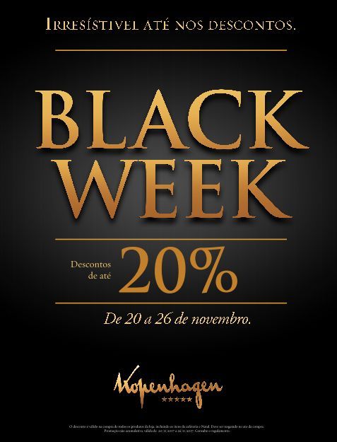 Black Week oferece descontos especiais até o domingo 26 de novembro - Foto: Divulgação