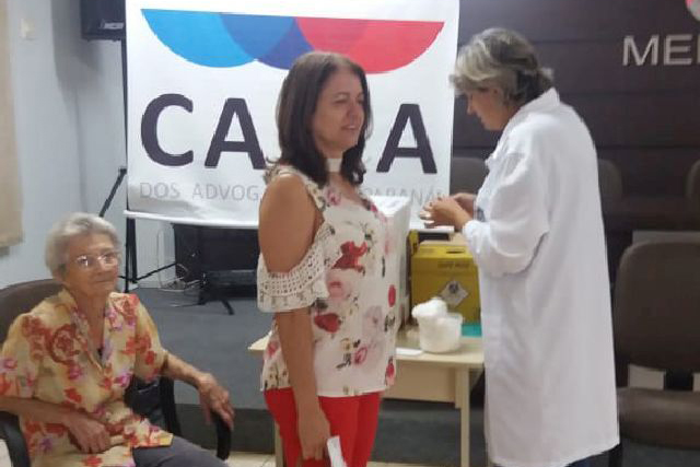 Campanha da CAA/PR já vacinou mais de 14,4 mil pessoas em todo o Paraná - Foto: Divulgação