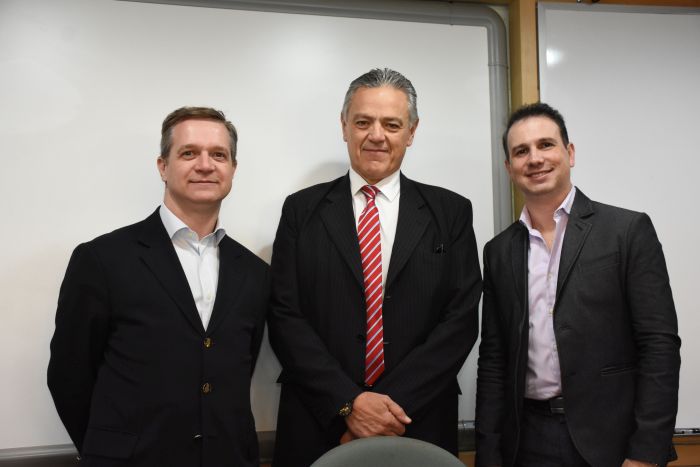 Ubirajara Costodio Filho, Edgar Guimar&atilde;es e Emerson Gabardo - Foto: Bebel Ritzmann