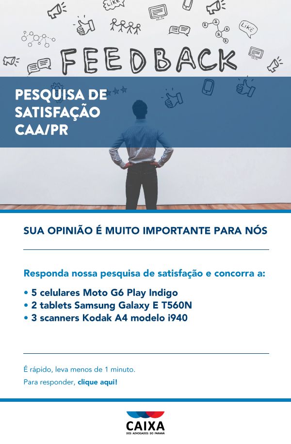 Advogados devem responder a pesquisa até 31 de julho - Foto: Divulgação Advogados devem responder a pesquisa até 31 de julho - Foto: Divulgação