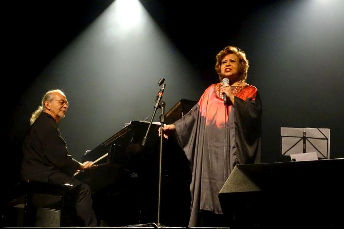 Gilson Peranzzetta e Leny Andrade - Foto: Marcelo Castello Branco