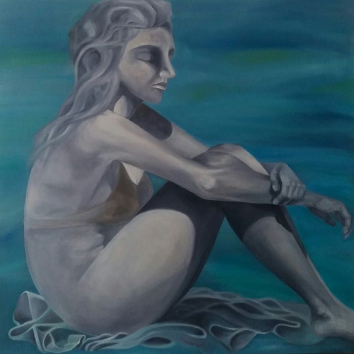 Uma das telas da exposição 