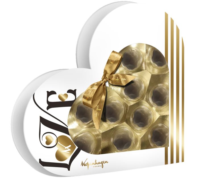 Coração Bombons Avelã - 125 G - Foto: Divulgação Coração Bombons Avelã - 125 G - Foto: Divulgação