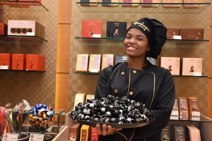 Marca de chocolates finos tem uma variedade de produtos - Foto: Bebel Ritzmann