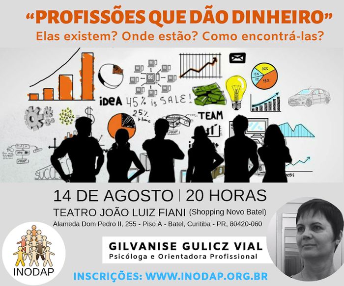 Palestra do Inodap será sobre profissões - Foto: Divulgação Palestra do Inodap será sobre profissões - Foto: Divulgação
