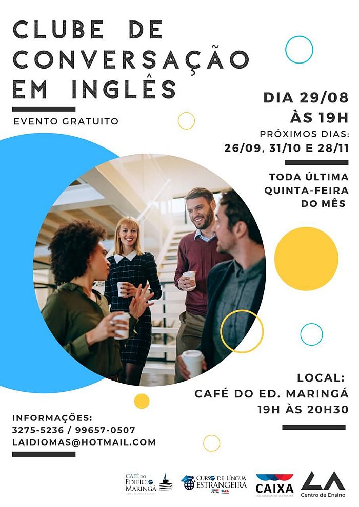 Inscrições gratuitas para advogados : (41) 3275-5236 ou laidiomas@hotmail.com - Foto: Divulgação Inscrições gratuitas para advogados : (41) 3275-5236 ou laidiomas@hotmail.com - Foto: Divulgação