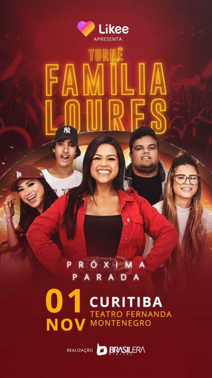 Família Loures se apresenta no Teatro Fernanda Montenegro no dia 1 de novembro - Foto: Divulgação Família Loures se apresenta no Teatro Fernanda Montenegro no dia 1 de novembro - Foto: Divulgação