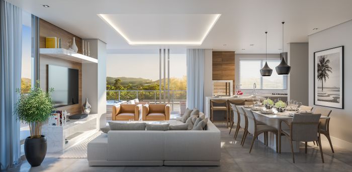 Rooftop com piscina e área gourmet - Foto: Divulgação Rooftop com piscina e área gourmet - Foto: Divulgação