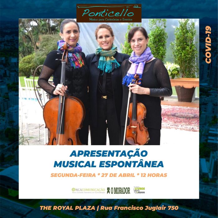 Apresentação acontecerá na próxima segunda-feira, 27 de abril, às 12h - Foto: Divulgação Apresentação acontecerá na próxima segunda-feira, 27 de abril, às 12h - Foto: Divulgação