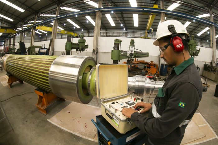 Setor mecânico foi um dos que mais contribui com aumento das exportações este ano - Fotos: Gelson Bampi Setor mecânico foi um dos que mais contribui com aumento das exportações este ano - Fotos: Gelson Bampi