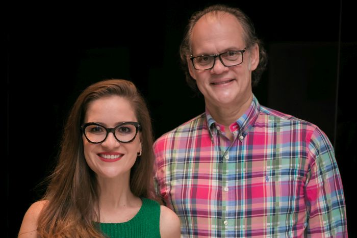 A arquiteta Ana Cristina Avila e o espiritualista designer Leôncio Spencer Pedrosa - Foto: Divulgação