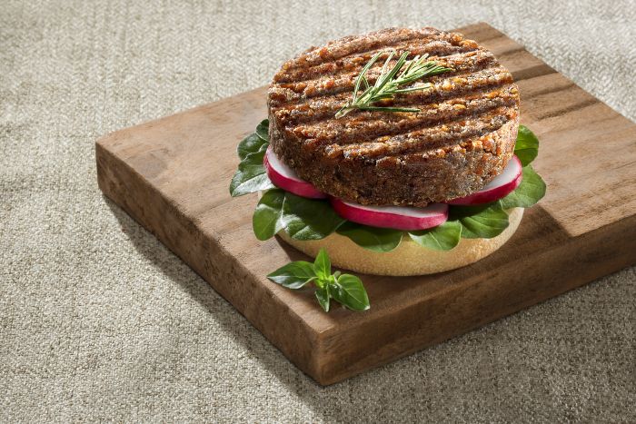 Vegetal Burguer pode ser usado para preparar hambúrgueres, almôndegas e quibes - Foto: Divulgação Vegetal Burguer pode ser usado para preparar hambúrgueres, almôndegas e quibes - Foto: Divulgação