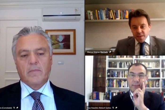 Edgar Guimarães, Marcus Vinicius Machado e José Anacleto Abduch Santos - Foto: Divulgação