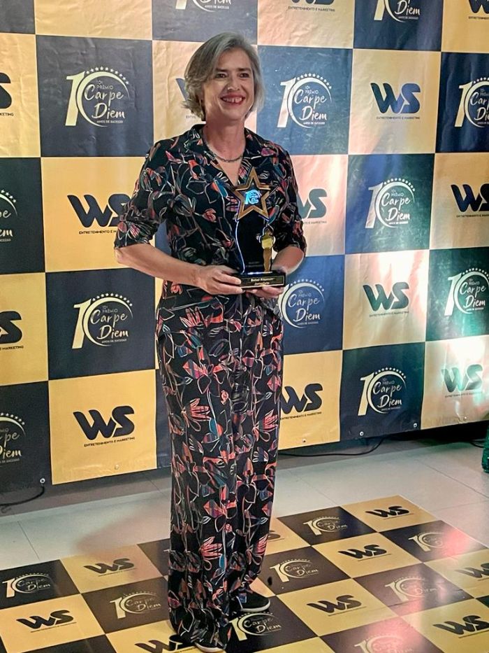 Jornalista Bebel Ritzmann recebe prêmio no Maranhão - Foto: Divulgação Jornalista Bebel Ritzmann recebe prêmio no Maranhão - Foto: Divulgação