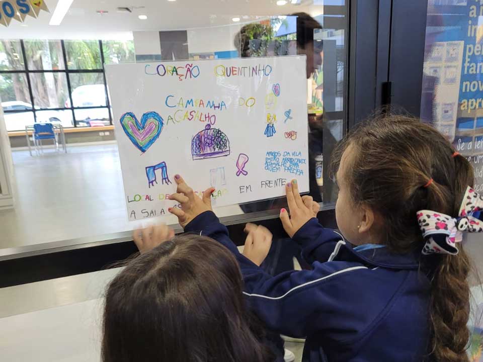 Estudantes se mobilizaram em prol da comunidade